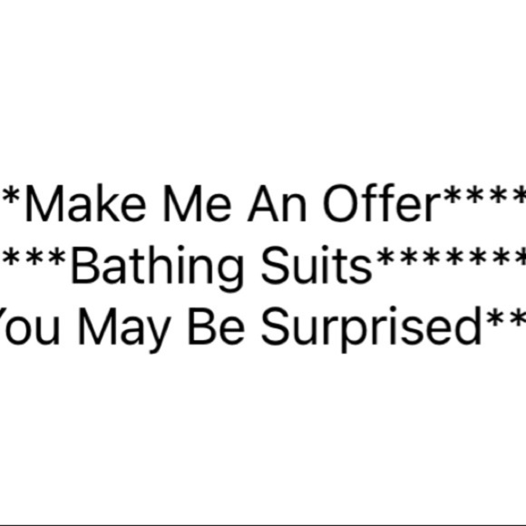 Make ME AN OFFER ON BATHING SUITS - Picture 2 of 2